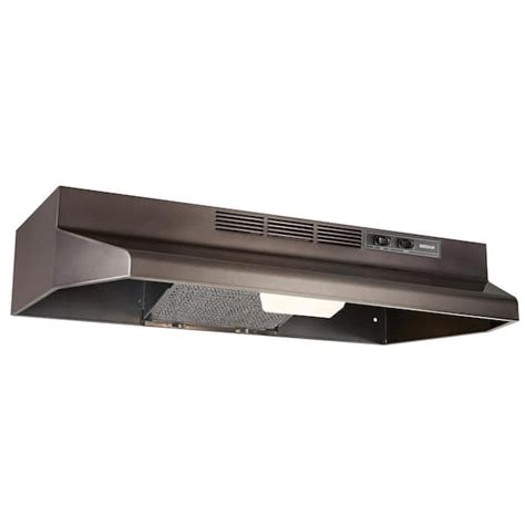 broan convertible under cabinet range hood black stainless steel|broan 30 stainless range hoods.